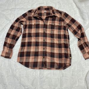 Carhartt Plaid Flannel Shirt, Women's Medium